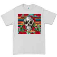 Dove Grey skull cactus Premium Tee - JahusDesignShop