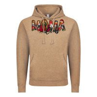 Vintage Coffee mama claus lady of guadalupe Vintage Hoodie - Jasminsmagicworld