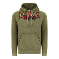 Vintage Olive mama claus lady of guadalupe Vintage Hoodie - Jasminsmagicworld