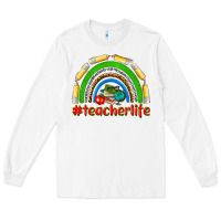 White teacher life Long Sleeve Tee - NancyCooperArtShop