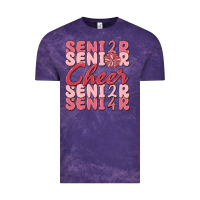 Cloud Purple senior cheer 2024 Vintage Tee - MaliasSmallBusiness