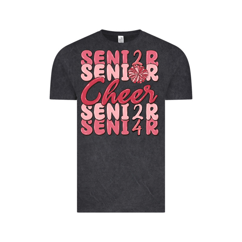 Senior Cheer 2024 Vintage Tee by MaliasSmallBusiness | Teevron