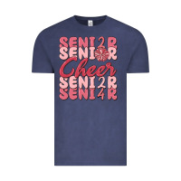 Vintage Denim senior cheer 2024 Vintage Tee - MaliasSmallBusiness