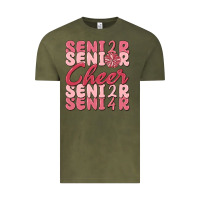 Vintage Olive senior cheer 2024 Vintage Tee - MaliasSmallBusiness