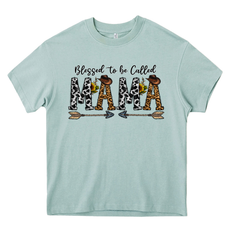 Mama To Be Called Mama Heavy Core Tee by CowhideDigitalArt | Teevron