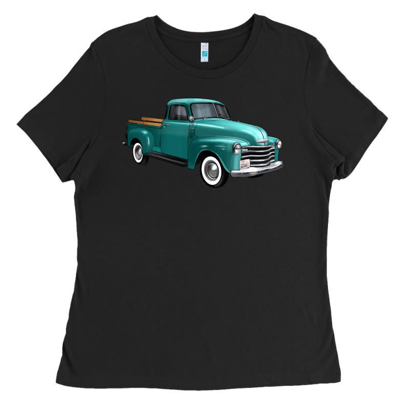 Western Truck Right 34 View Ladies Tee by FaDigitalArtStudio | Teevron