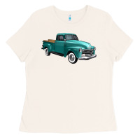 Bone western truck right 34 view Ladies Tee - FaDigitalArtStudio