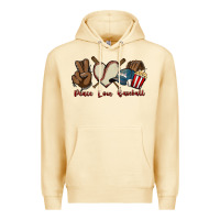 Pina Colada Peace love Baseball Premium Hoodie - HowdyJamesFarm