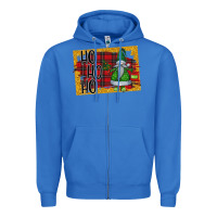 True Royal Christmas Ho Ho Ho Zipper Hoodie - Bettercallsaul