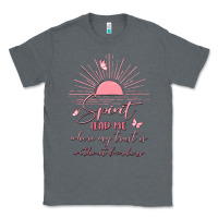 Charcoal Heather spririt religious quote Classic Tee - MaliasSmallBusiness