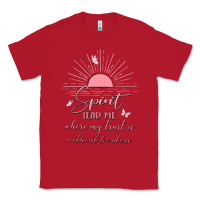 Red spririt religious quote Classic Tee - MaliasSmallBusiness