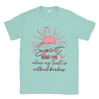 Seafoam spririt religious quote Classic Tee - MaliasSmallBusiness