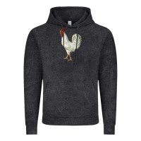 Vintage Black Leghorn Rooster Vintage Hoodie - LillyAllenDesigns