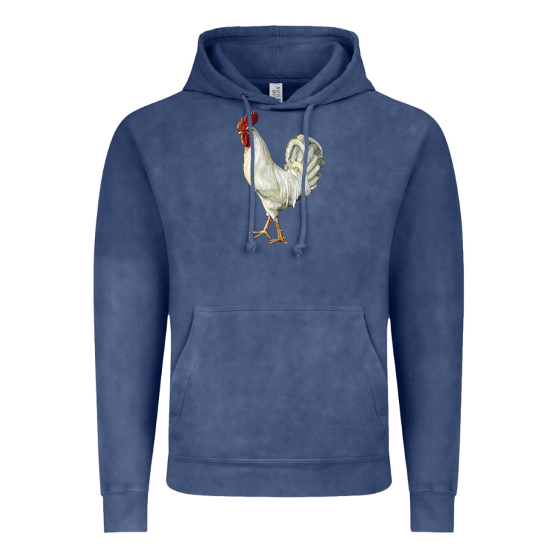 Leghorn Rooster Vintage Hoodie by LillyAllenDesigns | Teevron