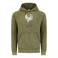 Vintage Olive Leghorn Rooster Vintage Hoodie - LillyAllenDesigns