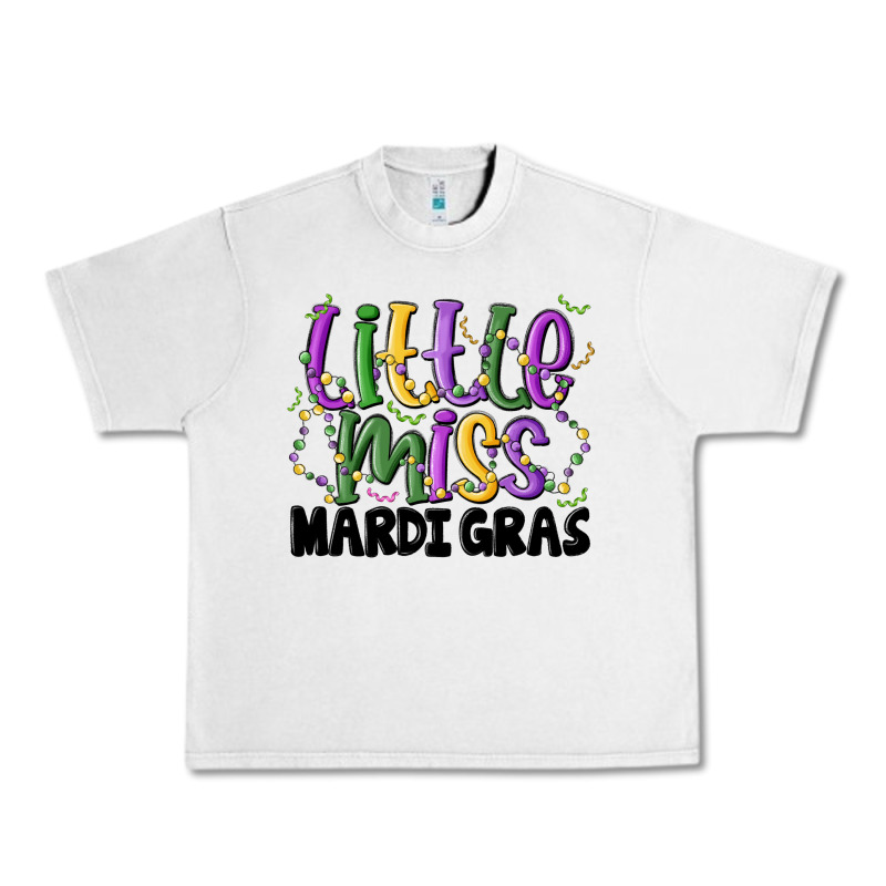 Little Miss Mardi Gras Urban Heavy Tee by MaliasSmallBusiness | Teevron