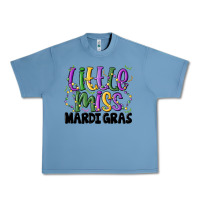 Pebble Blue little miss mardi gras Urban Heavy Tee - MaliasSmallBusiness