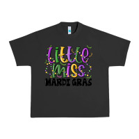 Pigment Black little miss mardi gras Urban Heavy Tee - MaliasSmallBusiness