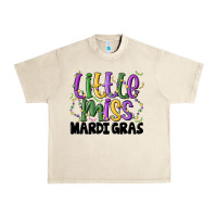 Sandshell little miss mardi gras Urban Heavy Tee - MaliasSmallBusiness