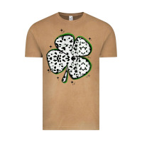 Vintage Camel four leaf clover dalmatian print grunge Vintage Tee - MaliasSmallBusiness