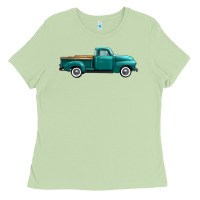 Matcha western truck right side view Ladies Tee - FaDigitalArtStudio
