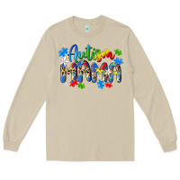 Mushroom autism mama Long Sleeve Tee - MaliasSmallBusiness