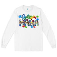 White autism mama Long Sleeve Tee - MaliasSmallBusiness