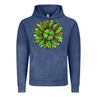 Vintage Denim lucky leopard st patricks sunflower Vintage Hoodie - Jasminsmagicworld