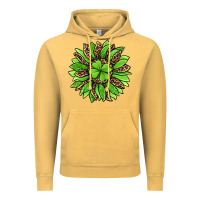 Vintage Mustard lucky leopard st patricks sunflower Vintage Hoodie - Jasminsmagicworld