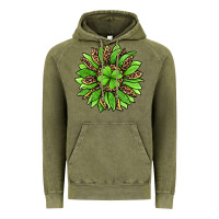 Vintage Olive lucky leopard st patricks sunflower Vintage Hoodie - Jasminsmagicworld