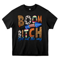 Black boom bitch get out the way Heavy Core Tee - HRA Design Shop