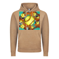 Softball Cowhide Turquoise Glitter Tumbler Vintage Hoodie | Teevron