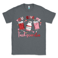 Charcoal Heather you give me tachycardia Classic Tee - MaliasSmallBusiness