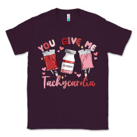 Plum you give me tachycardia Classic Tee - MaliasSmallBusiness