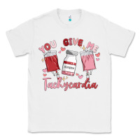 White you give me tachycardia Classic Tee - MaliasSmallBusiness