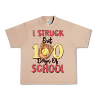 I Struck Out 100 Days Of School Urban Heavy Tee | Teevron