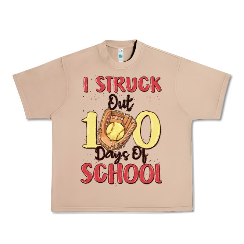 I Struck Out 100 Days Of School Urban Heavy Tee by MaliasSmallBusiness | Teevron