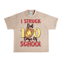 French Oak i struck out 100 days of school Urban Heavy Tee - MaliasSmallBusiness