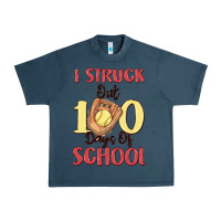 Midnight Navy i struck out 100 days of school Urban Heavy Tee - MaliasSmallBusiness
