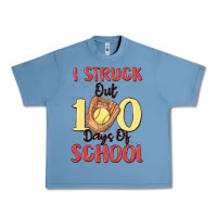 Pebble Blue i struck out 100 days of school Urban Heavy Tee - MaliasSmallBusiness