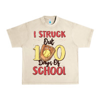 Sandshell i struck out 100 days of school Urban Heavy Tee - MaliasSmallBusiness