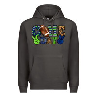 Smoke Game day green and blue team color Premium Hoodie - HowdyJamesFarm