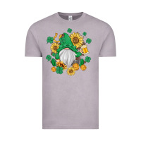 Vintage Zinc st patrick's day shamrock sunflowers gnome Vintage Tee - MaliasSmallBusiness