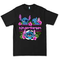 Black preview flower stitch kindergarten Premium Tee - AdoDesignShop