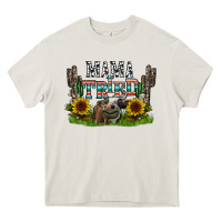 Cream mama tried1 Heavy Core Tee - CowhideDigitalArt