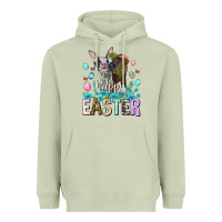 Matcha Happy Easter Heifers Easter Day Heavyweight Hoodie - HowdyJamesFarm