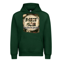 Forest Green Brave mom from son up to son down Mother's Day Urban Hoodie - FaDigitalArtStudio