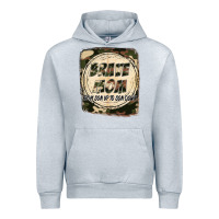 Heather Grey Brave mom from son up to son down Mother's Day Urban Hoodie - FaDigitalArtStudio