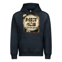 Navy Brave mom from son up to son down Mother's Day Urban Hoodie - FaDigitalArtStudio