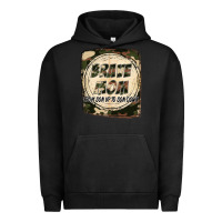 Pigment Black Brave mom from son up to son down Mother's Day Urban Hoodie - FaDigitalArtStudio